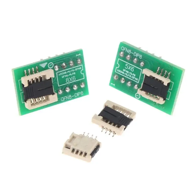 652F IC Chip Adapter Socket Facilitates QFN8 WSON8 MLF8 To DIP8 Conversion Socket