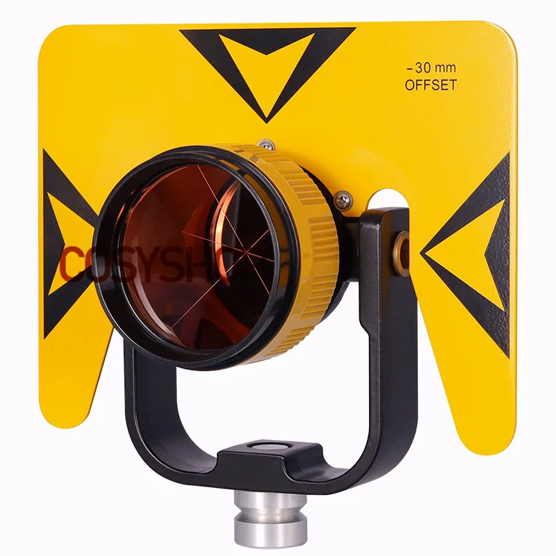 

2022 NEW Single Prism -30mm Yellow Prism With Soft Bag Compatible Total Station Surveying