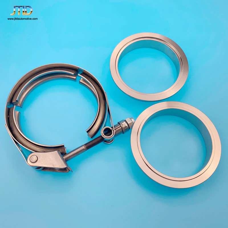 

3.5" 89mm Stainless Steel Male female V band flanges for Tubro Pipe Exhaust System Downpipe