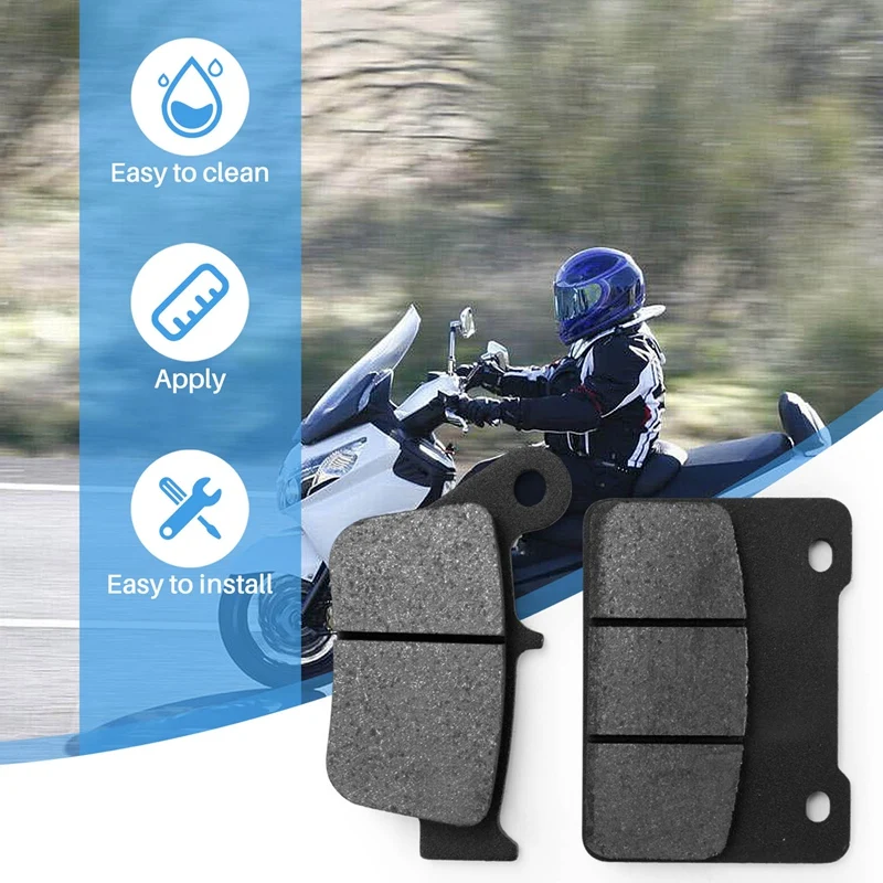 Juegos de pastillas de freno delanteras y traseras para motocicleta, para SYM Maxsym 400I 2011-2021 Max Sym 600I 2014-2017 Maxsym TL500