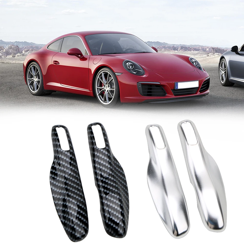 Per Porsche Cayenne Macan 911Boxster Cayman Panamera Car Key Case Cover Shell Key Shell Holder Cover plastica 1 paio