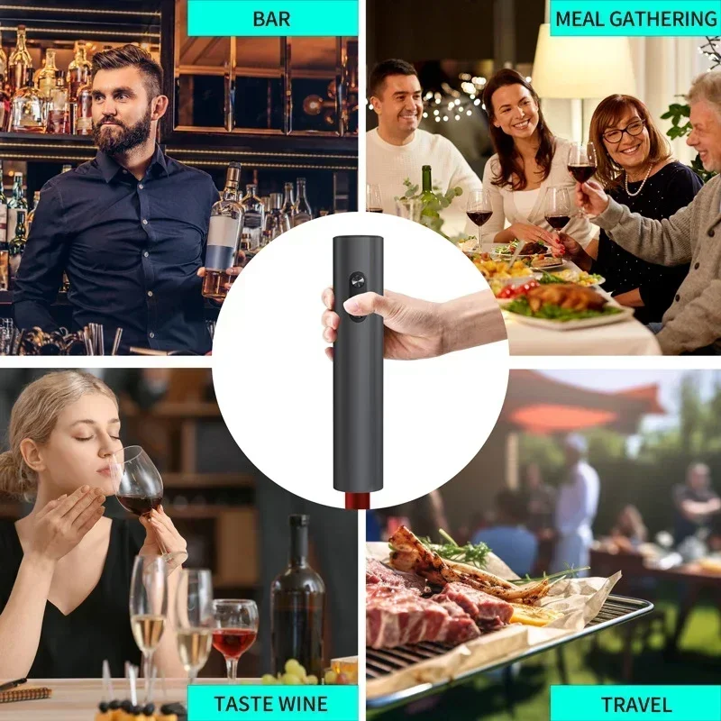 Electric Wine Openers Sets for Beer Automatic Beer Bottle Openers Corkscrew Battery Operated Soda Cap Opener Kitchen Accessories image 5