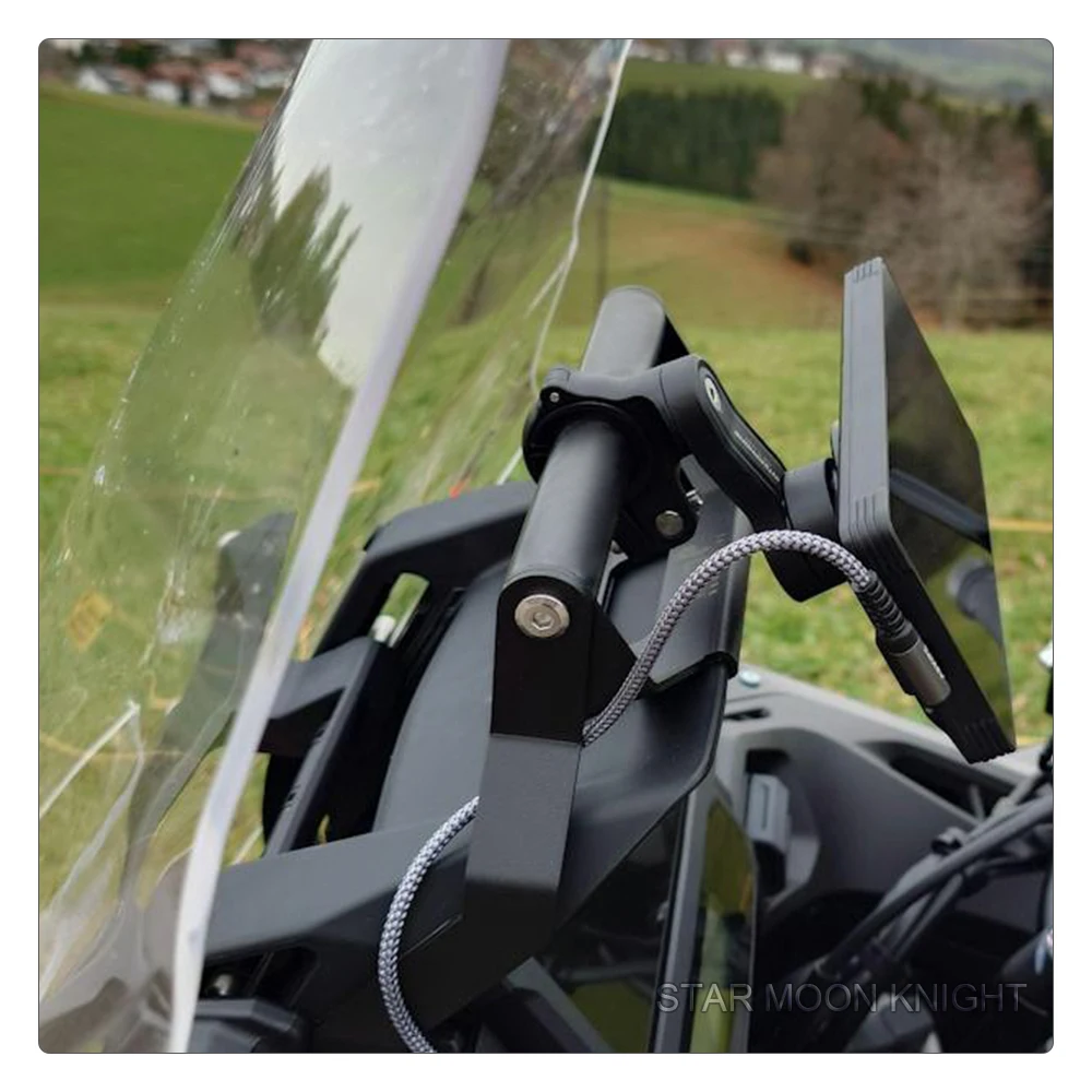 نظام تحديد المواقع والملاحة قوس حامل هاتف جبل لهوندا NT1100 NT 1100 2025 دراجة نارية الهاتف المحمول الملاح دعم قضيب الملحقات #6