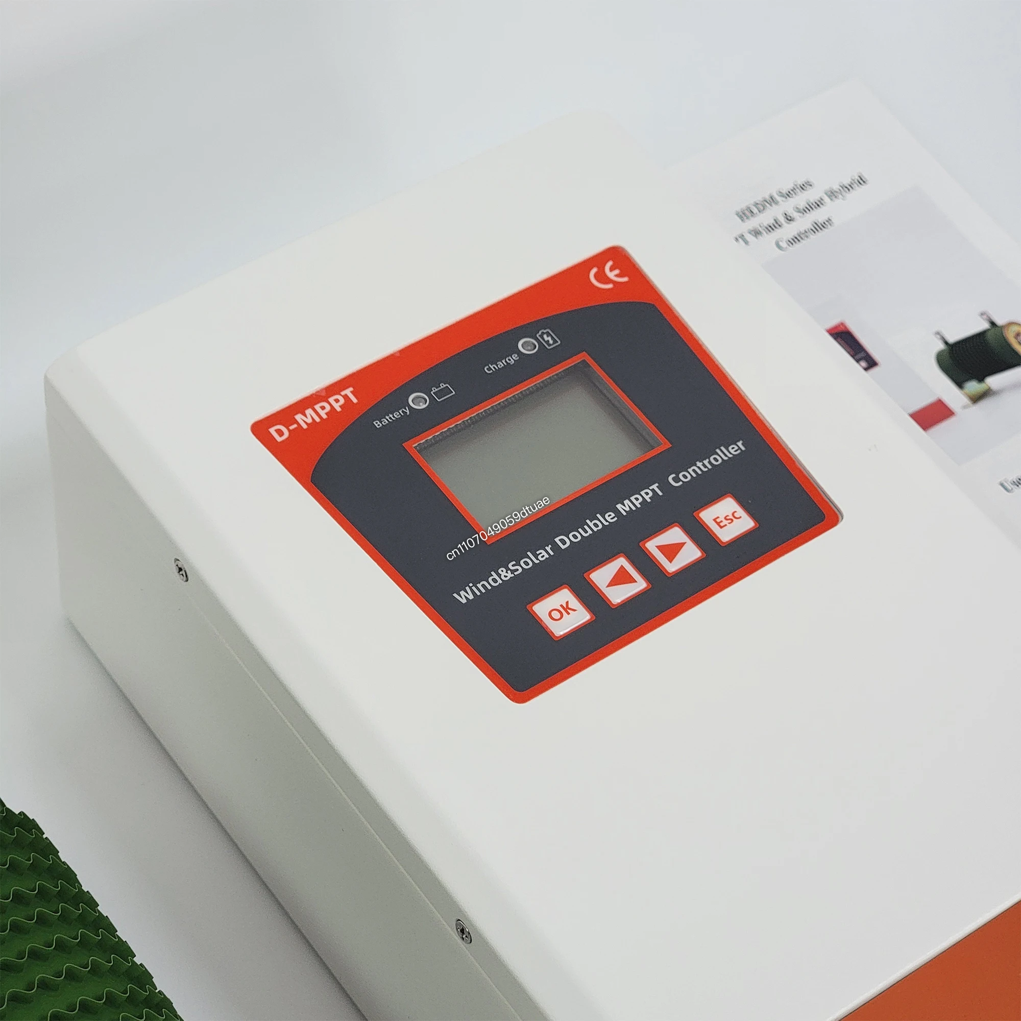 12000W Off-grid Hybrid Wind Solar System Battery Charge RS485 Mppt For Lead-acid Lithium Battery Solar PV Regulators LCD Display