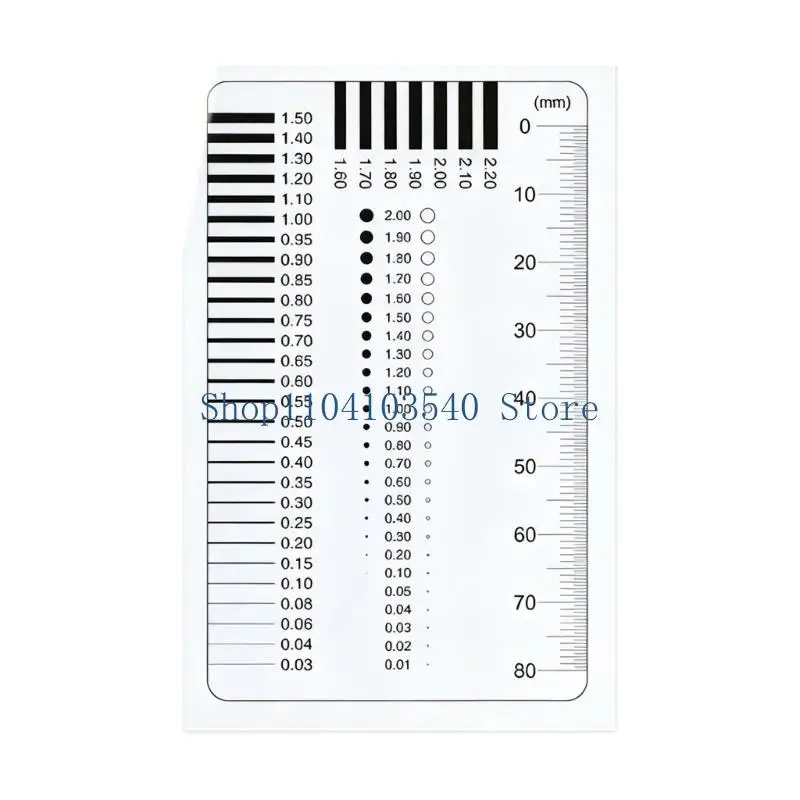 02DC Easy To Clean Dot Gauge Film Comparison Chart Provide Clear Visual Standard For Color Proofing And Quality Assurances