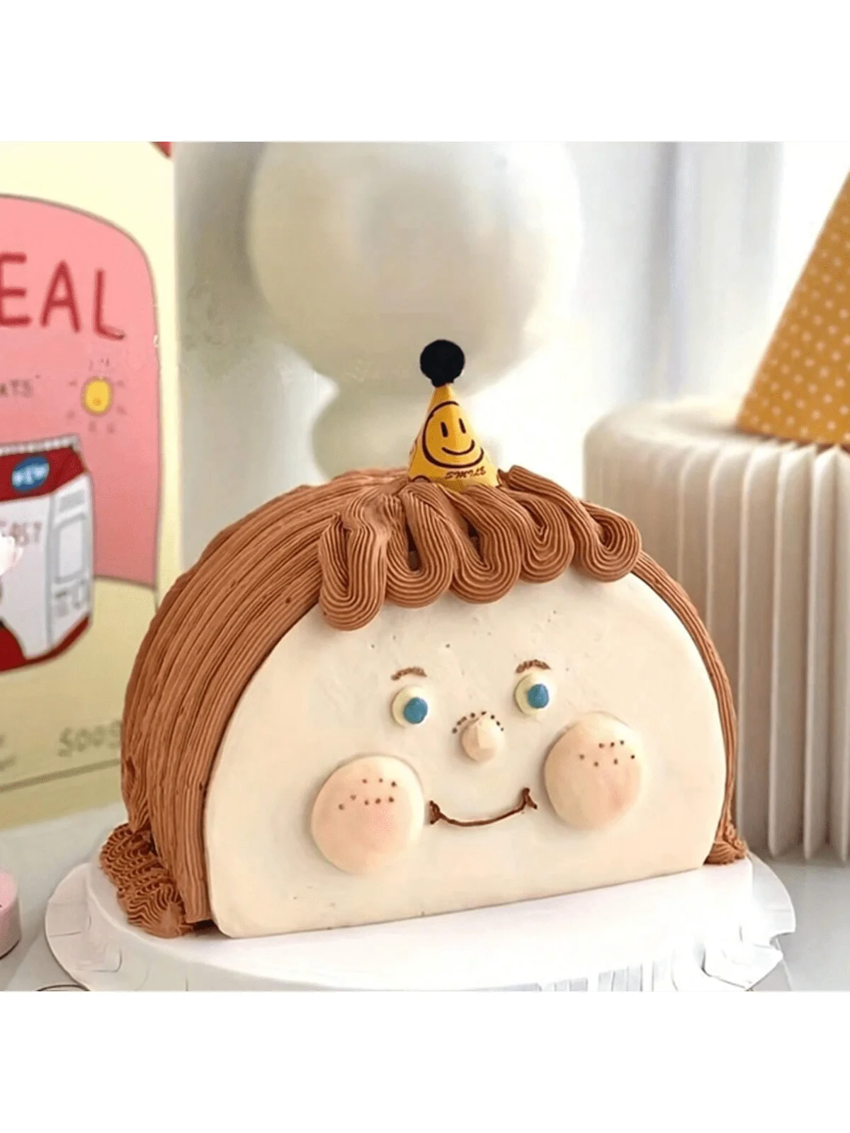 Sortierte Mini-Geburtstagshüte, Kuchendekorationen, Niedliche Cartoon-Hüte als Einlagen, Geburtstagsgeschenk in Zufälligen Farben für Feiertagsfeiern – Detail 3