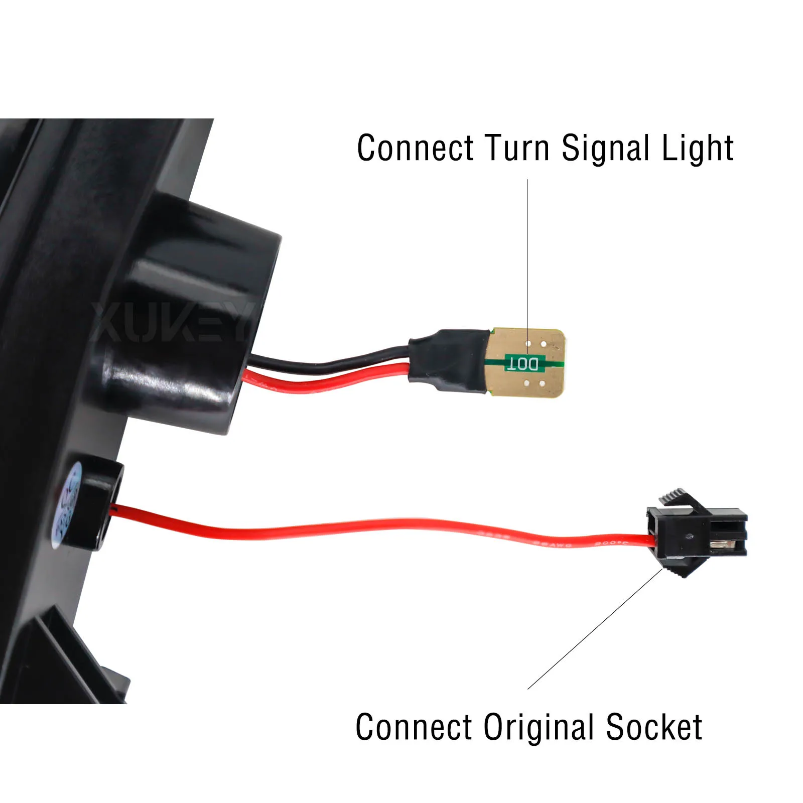 2 pçs fluindo âmbar sinal de volta luz marcador lateral branco drl para honda civic 10th gen sedan hatchback repetidor indicador 2016-2021