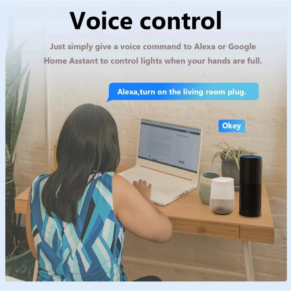 UNKAS 20A EU Smart Plug Tuya Wifi Socket Voice Control Remote for Alexa Yandex Google Home Energy Monitoring Function