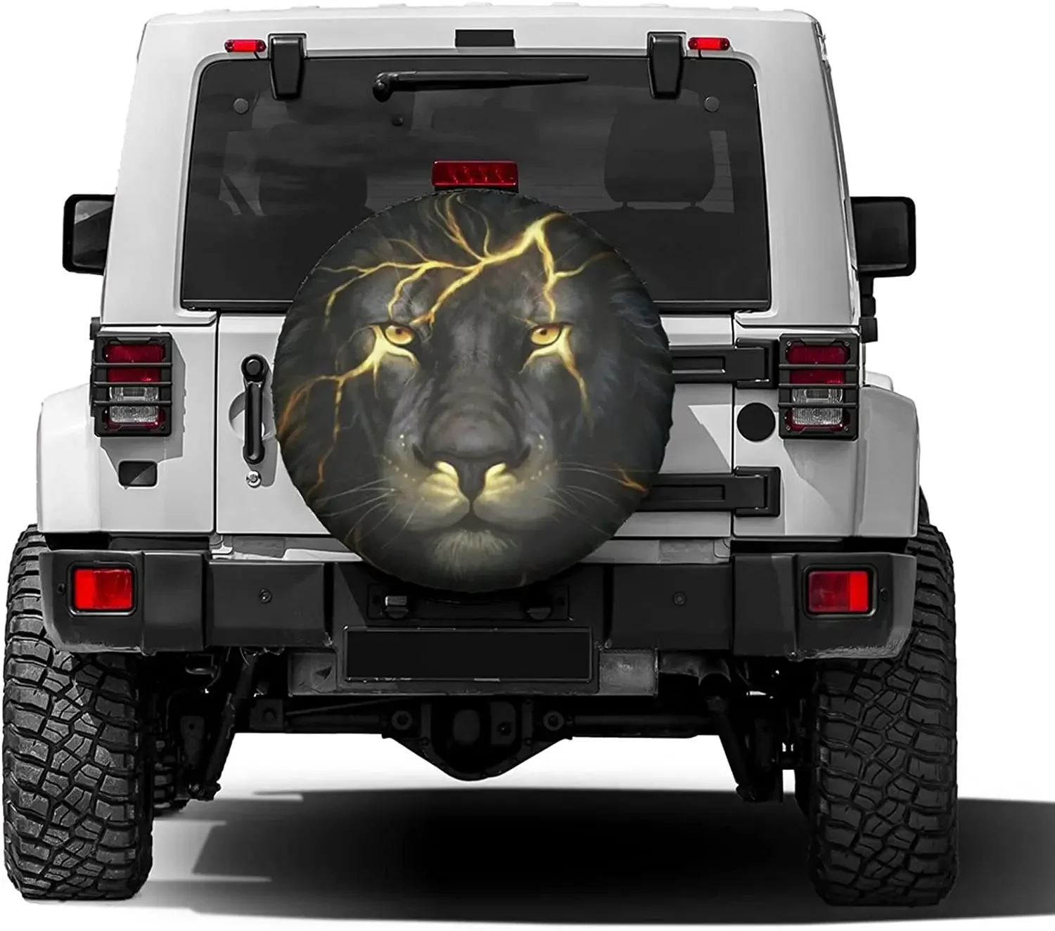 Cool Lion Spare Tire Cover Dust-Proof Wheel Tire Cover Fit Trailer RV SUV and Many Vehicle14 15 16 17 Inch