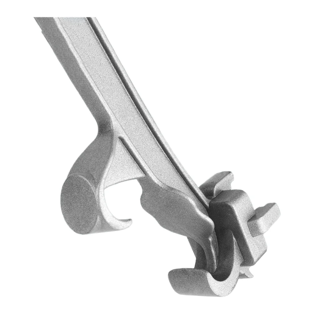 For 55 Gallon Drum Opening Wrench Aluminum Alloy Bung Opener for Paint Buckets Plastic Barrels Metal Cans Dual Size Heads