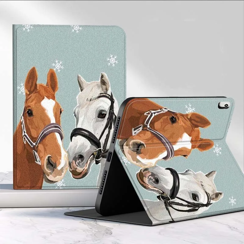 Art Horse Style For Xiaomi Poco Redmi Pad 2 4 5 6 6S 7 7S SE Pro Ultra Max 14 11 8.8 11.2 12.5 Inch Tablet Case