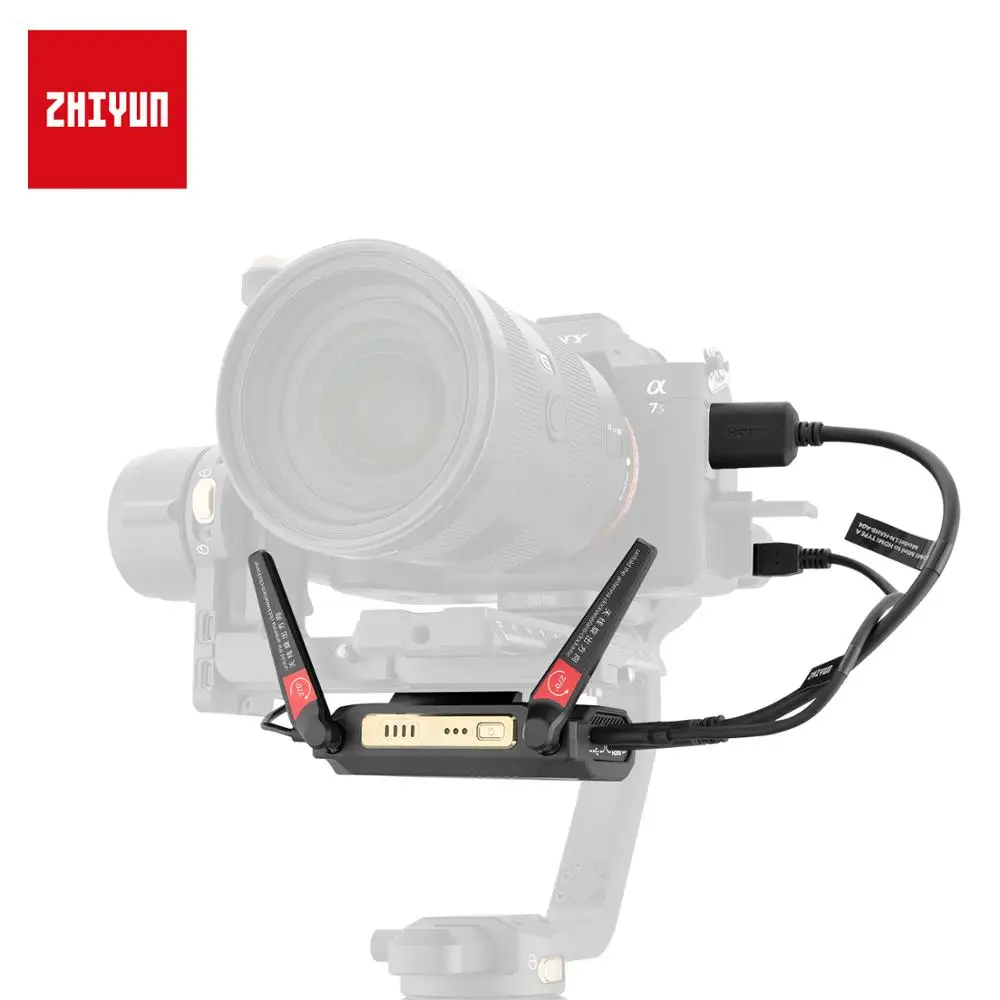 Transmisor de transmisión de imágenes ZHIYUN COV-03 TransMount 2,0 para grúa 2S 3S Weebill S cardán estabilizador de mano