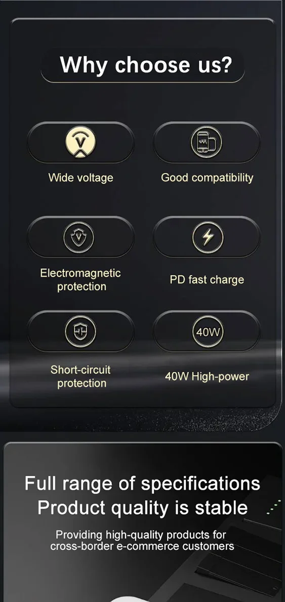 PD 40W For Apple Fast Charger For iPhone 17 Air 16 15 14 13 12 11 Pro Max Type C Quick Charging Data Cable UK EU Plug Adapter