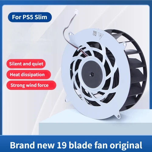 Imagen 2 del producto Ventilador de refrigeración interno de repuesto Original DC12V 1.69A 19 aspas PVB120L12Q para PS5 Slim Host 1.7A