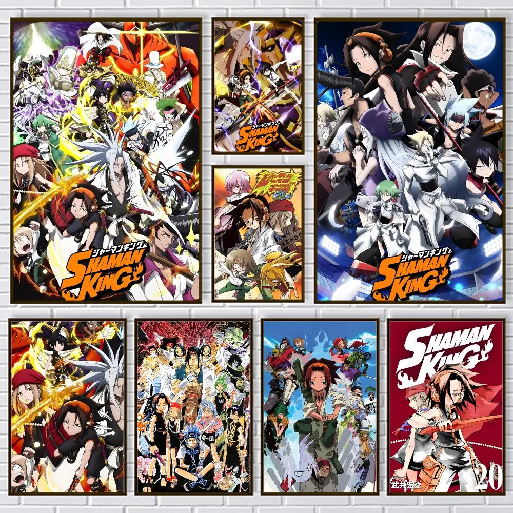 Anime S-Shaman King Poster PP Paper Decorative Wall Art for Living RoomsBedrooms Bars Cafes Stylish Home Decor Gift