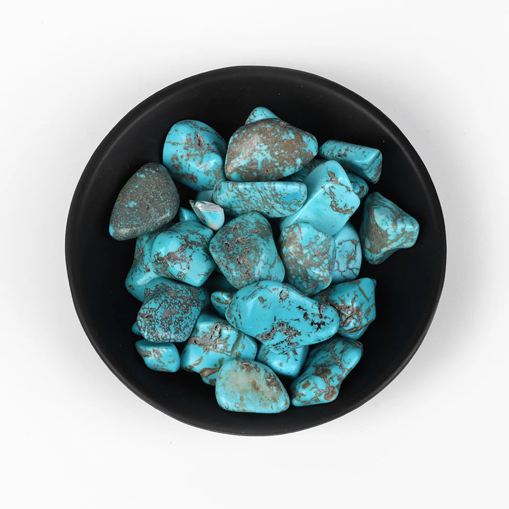 Natural Turquoises Gravel Specimen Size Irregular Tumbled Stones Reiki Healing Stone Mineral Aquarium Landscaping Decor