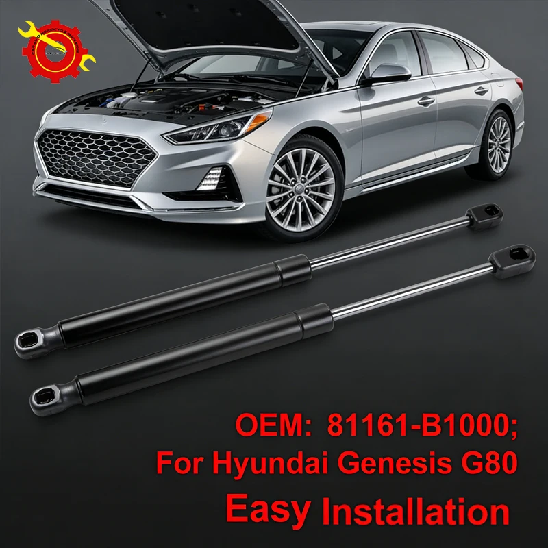 

OEM 81161-B1000 For HyundaiGenesis G80 2015-2020 Sedan Car Hood Lift Support Gas Shock Spring Strut Replacement Accessory
