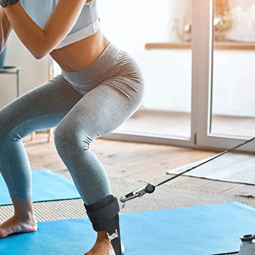 

2 Pcs Ankle Strap Exercise Straps Gym Leg Workout Eva Attachment Adjustable Fitness Miss