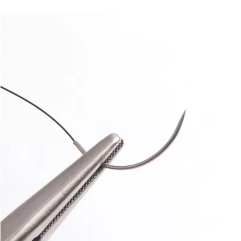 

1 шт. Стоматологический иглодержатель многоразовый из нержавеющей стали с позолоченной ручкой, ортодонтический пинцет, медицинский хирургический инструмент