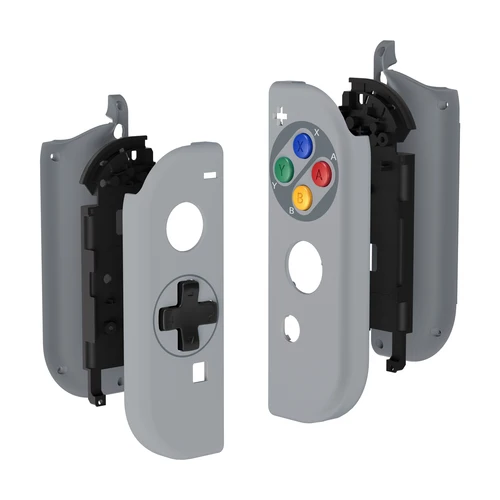 Imagen 2 del producto Carcasa eXtremeRate con botones completos para Nintendo Switch JoyCon y OLED JoyCon - SNES Classic EU Style