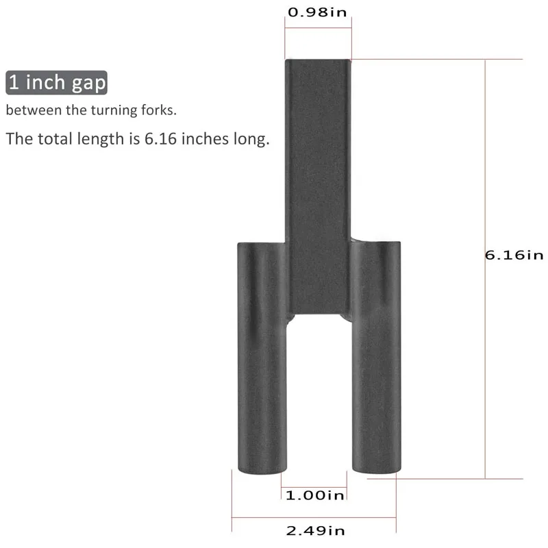 Blacksmith Hardy Anvil Tool 1 Inch Gap Hardy Turning Bending Forging Scrolling Twisting Blacksmith Anvil Bending Fork 6.16 inche