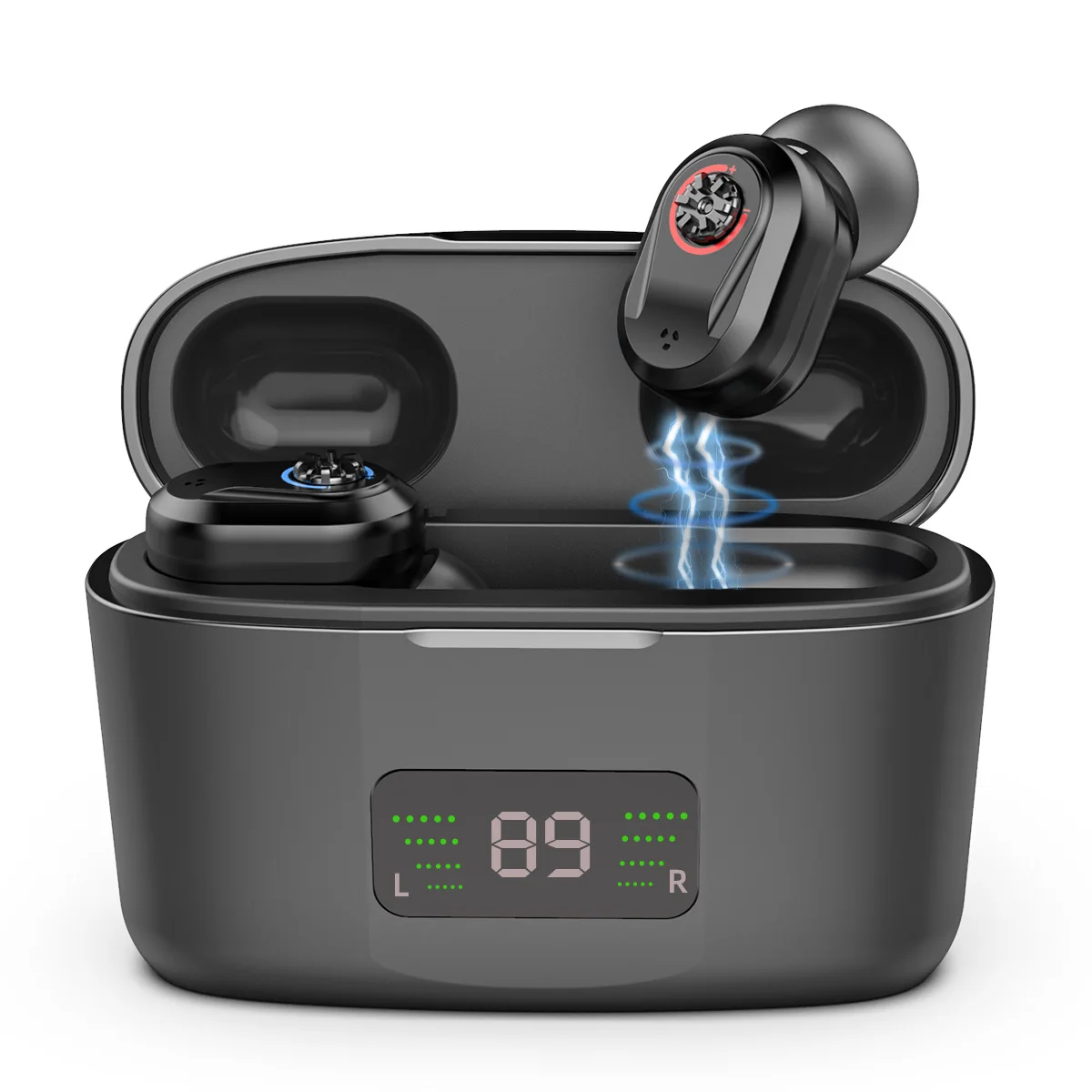 Magnetic Audiphone In-Ear Digital Power Display Amplification Earphones Assisted Listen Sound Amplifier Headset For The Elderly