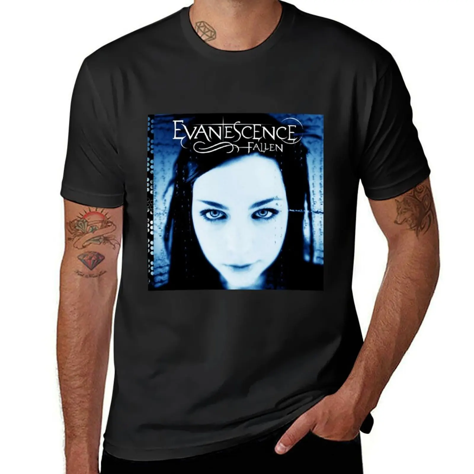 

Amy Lee- Evanescence T-Shirt quick-drying for a boy mens t shirts