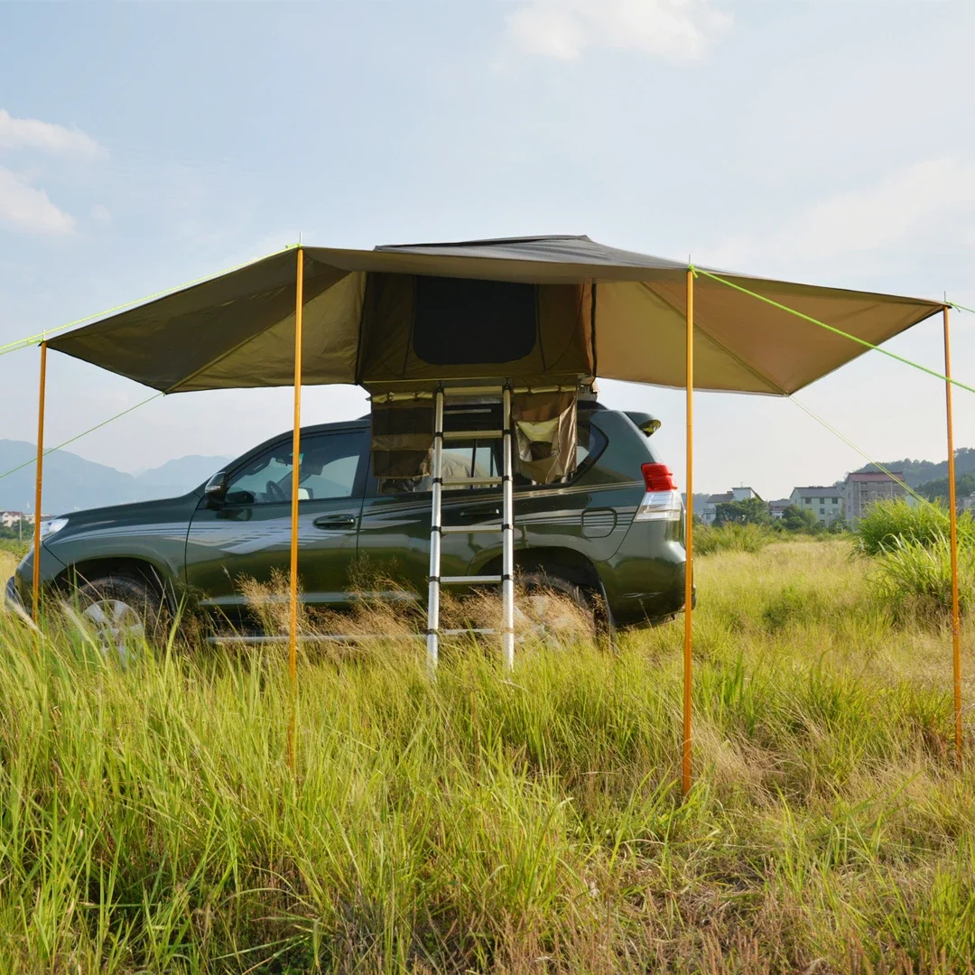 Tenda laterale retrattile per tenda da tetto per auto impermeabile di nuovo design per JWL-002