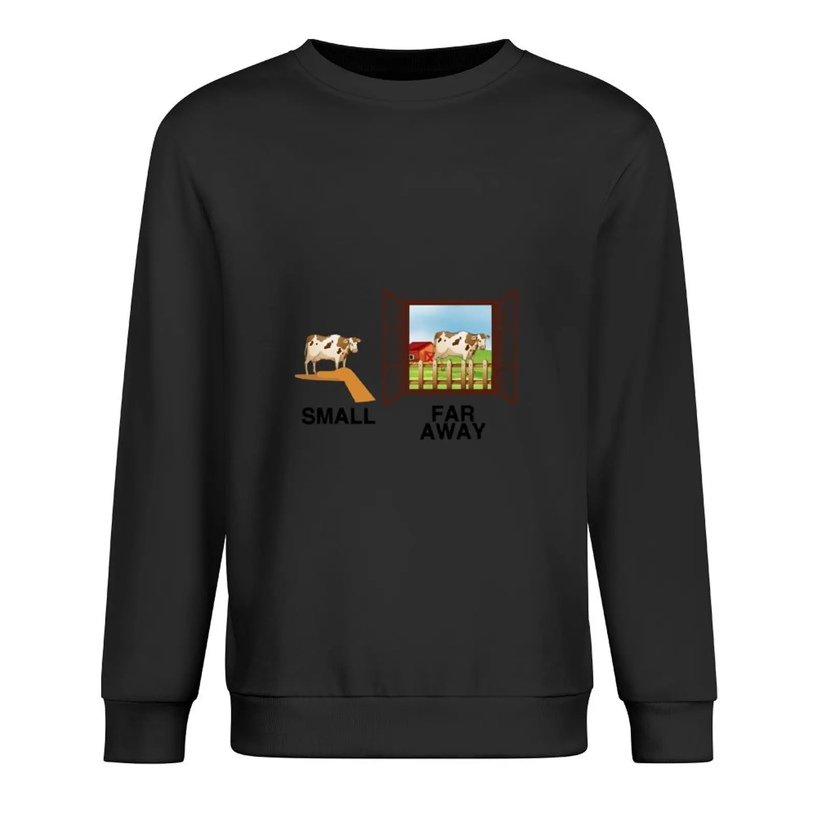 

Small far away Pullover japanese style men wear autumn men's sweat-shirt oversize sweatshirts