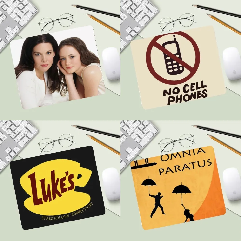 Gilmore Girls TV Mousepad Computer Desk Mat Table Keyboard Pad Laptop Cushion Non-slip Deskpad