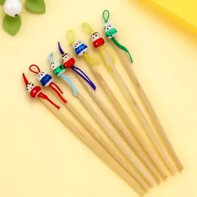 

12pcs Ear Picker Cartoon Ear Cleaner Wooden Wax Remover Adorable Accessory Kids Buds Portable Tool Earwax
