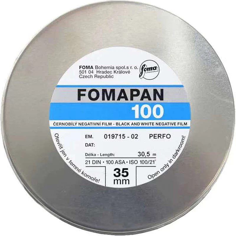 FOMAPAN 100/200/400 30.5 m 135 Black And White Disc Film Czech Reverse disc Packaging Disc (Shelf life: 2026)