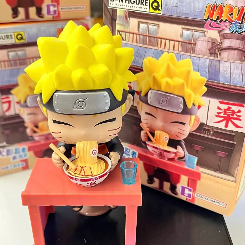 

Baidai Naruto Breeze Lamian Noodles Theme Blind Box Q Naruto Sasuke Anime Figures Table Decorations Boys birthday Gift In Stock
