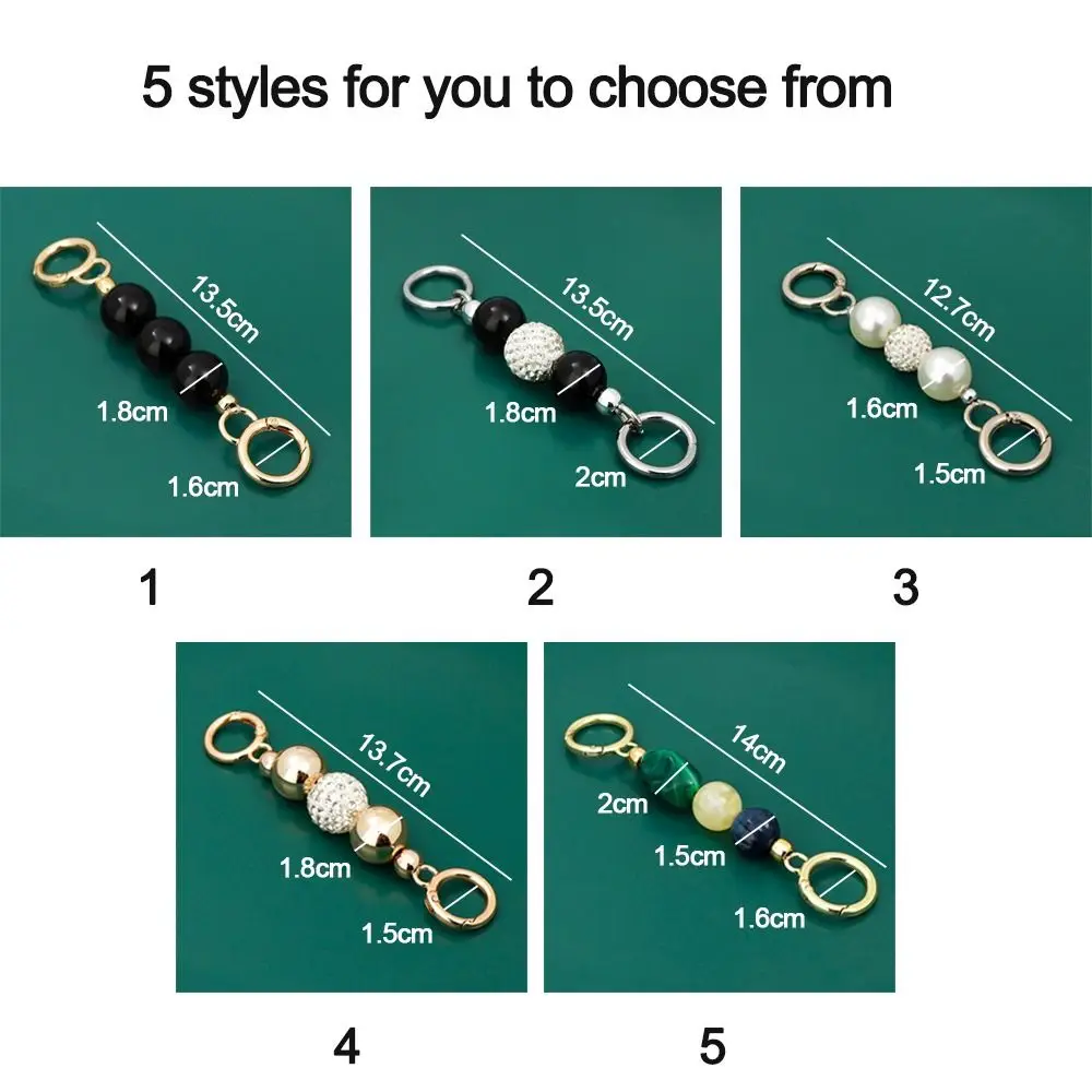 Detachable Hanging Bag Accessories Pearl Replacement Chain Bag Chain Handbag Bag Extension Chain Handbag Strap Extender