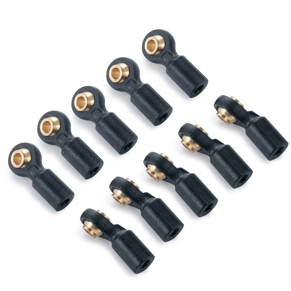 AXSPEED 10Pcs M2 Kunststoff Link Spurstangenkopf Kugelgelenk Gestänge Bälle Kopf Halter für RC Boot Auto Flugzeug lkw Buggy DIY Teile