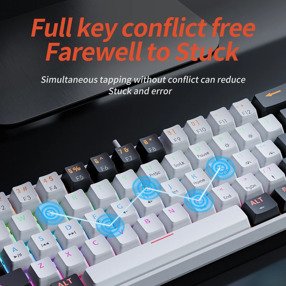 MUCAI MK61 Gaming Keyboard 5