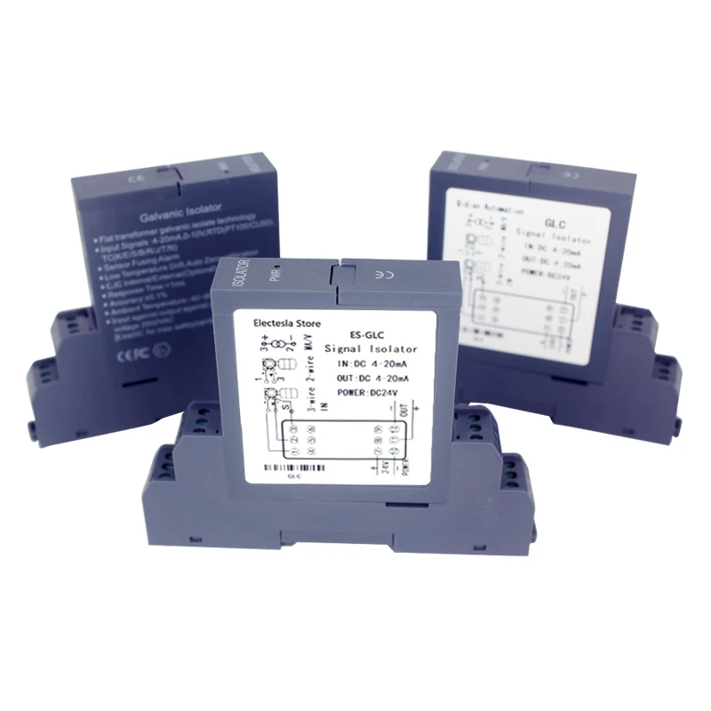 Imagem -03 - Transmissor Isolador Analógico Conversor de Sinal Isolamento tipo Plug-in dc 05v 010v a 20ma 60mv 75mv