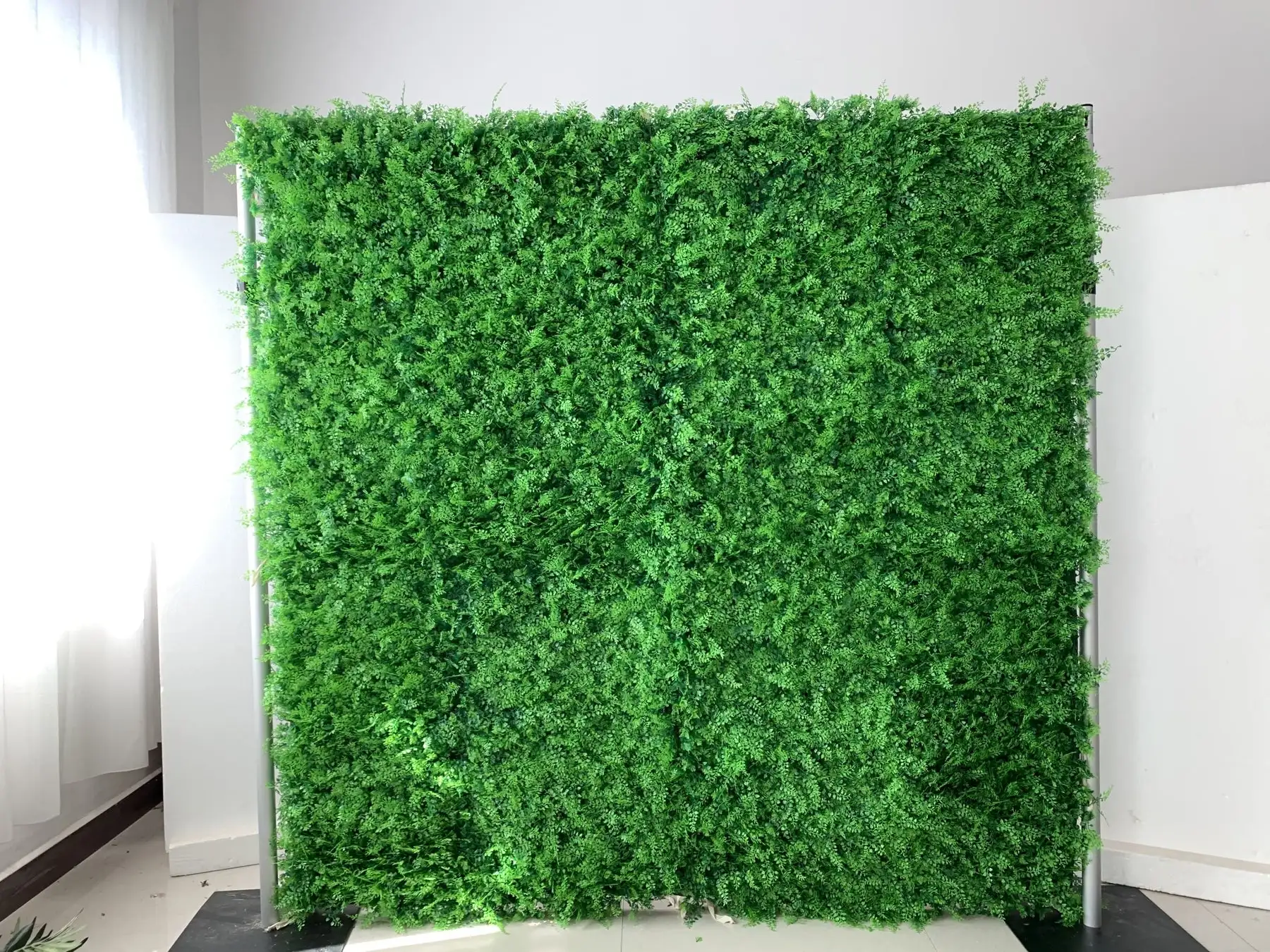 Royal series luxury dark green grass plant wall cloth flower wall banquet activities outdoor wedding background decoration Party