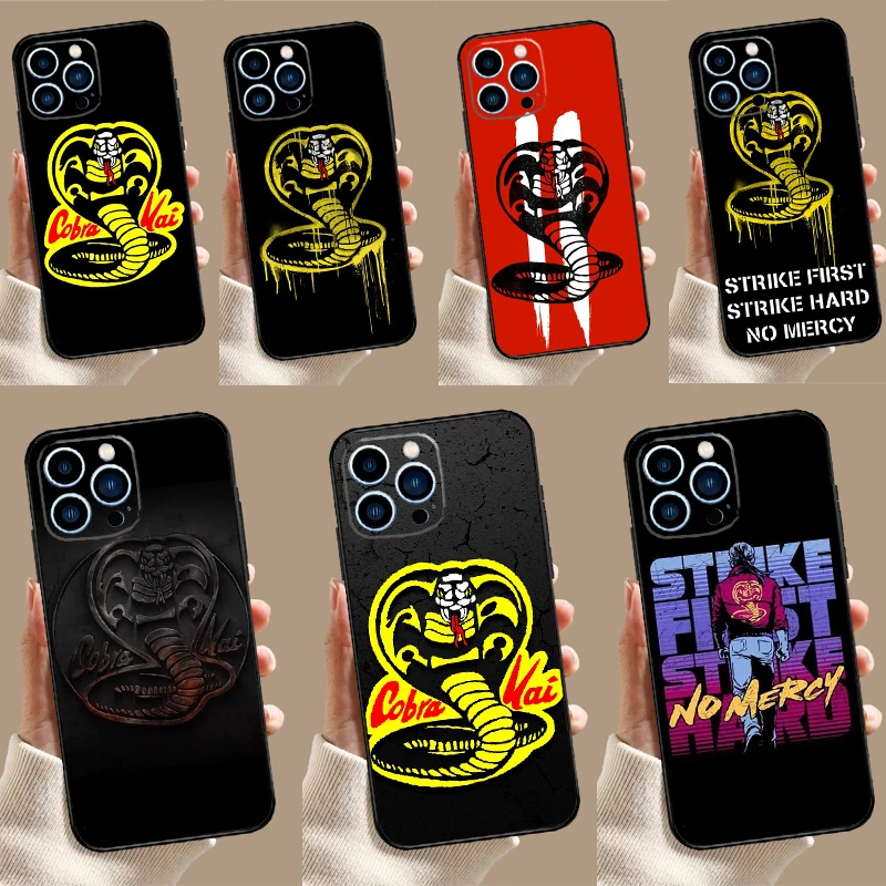 Cobra Kai Cover For iPhone 13 12 Mini 11 14 15 16 Pro Max XS X XR 7 8 14 15 16 Plus Phone Case