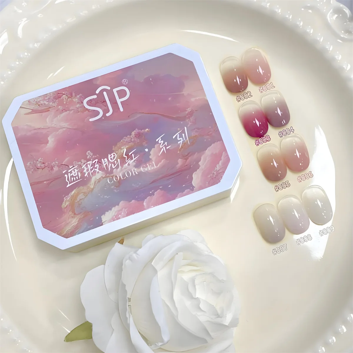 1 قطعة 9-شبكة كونسيلر مسحوق أحمر الخدود طلاء الأظافر الصلبة الربت الغراء لإزالة العيوب تدريجيا مسمار الفن خلق الديكور لتقوم بها بنفسك #2