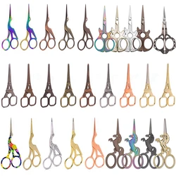 Stainless Steel Bird Plum Nail Scissors DIY Hand Seamstress Cross-Stitch Scissor Needle Arts Sewing Accessories Manicure Tools