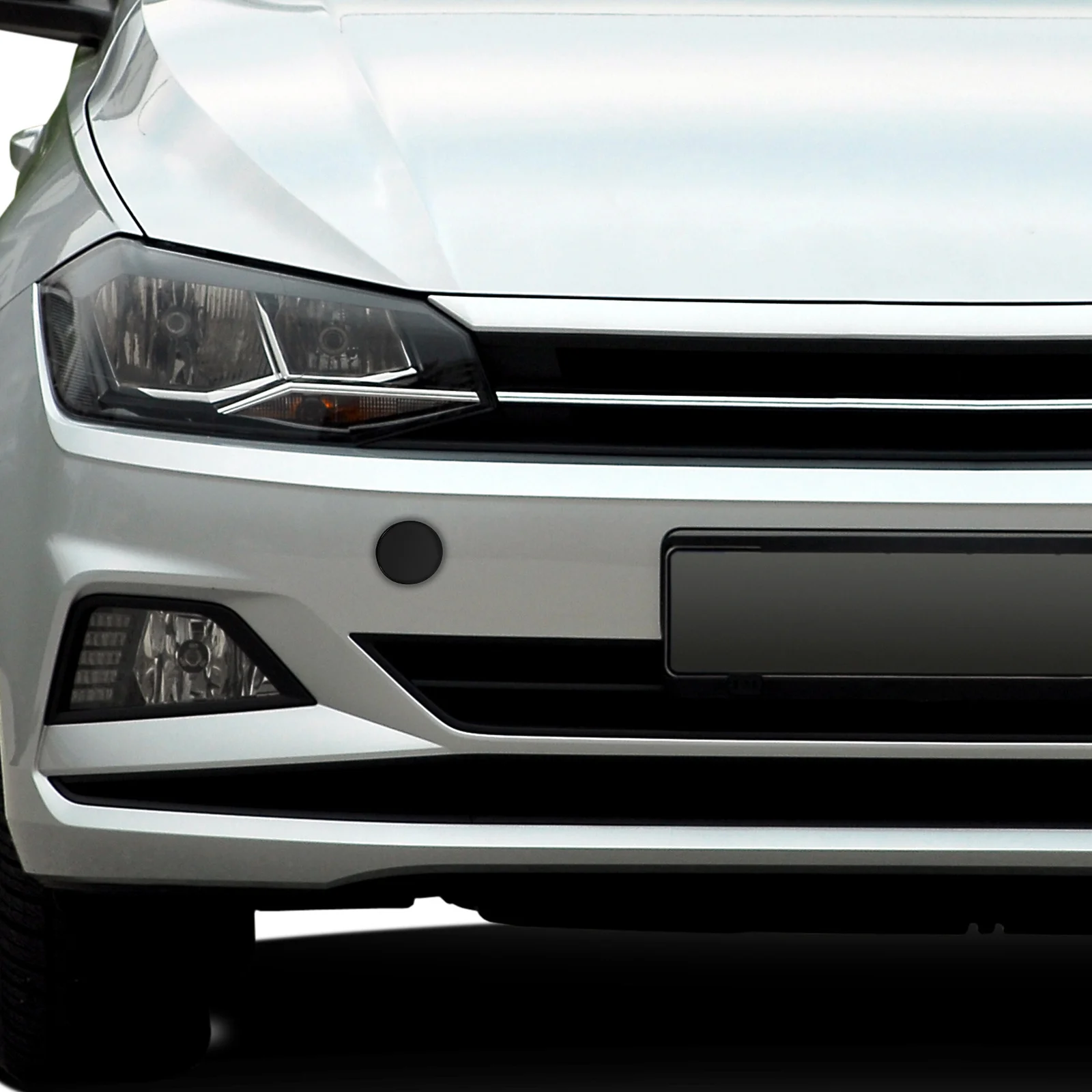 

Black Car Rear Bumper Tow Hook Cover Round Towing Trailer Plug Compatible 2013-2018 Easy Install ABS Tow Hook