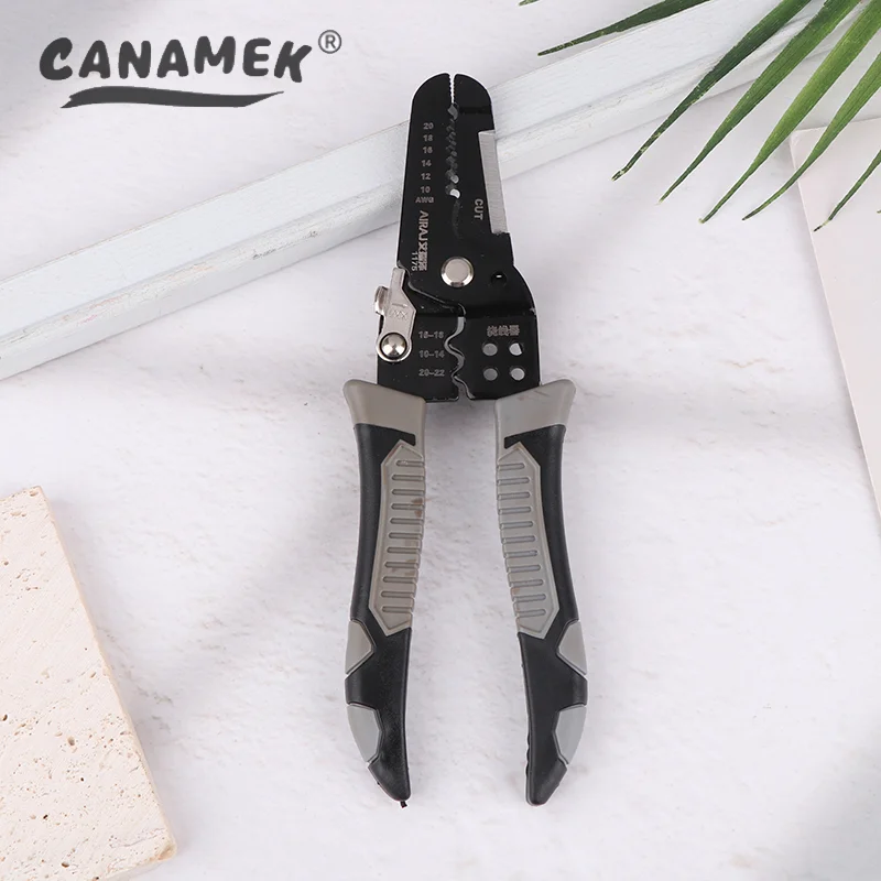 Multi Functional Professional Electrician Wire Tool Cable Wire Stripper Cutter Crimper Automatic Crimping Stripping Plier