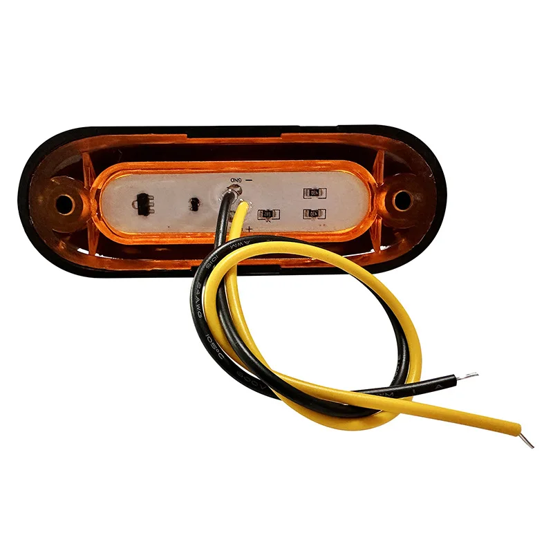 4LEDs Car Signal Light Waterproof Side Marker Indicator Boat Navigation Lamp 12-24V Warning Light