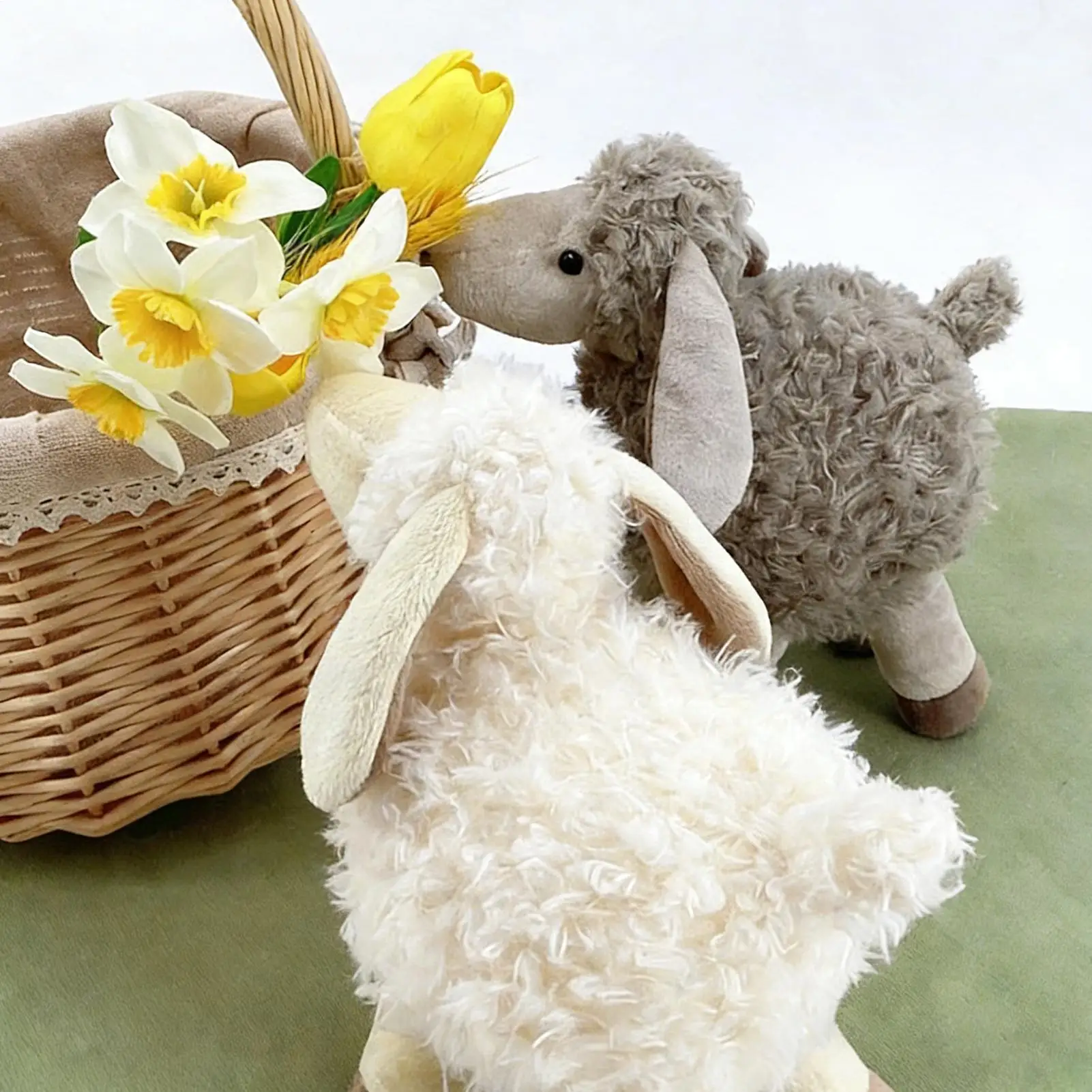 

Plush Toys Soft Hugging Doll Companion Collectible Doll for Kids Girl Birthday Christmas Valentines Easter Indoor Desk Sofa Car