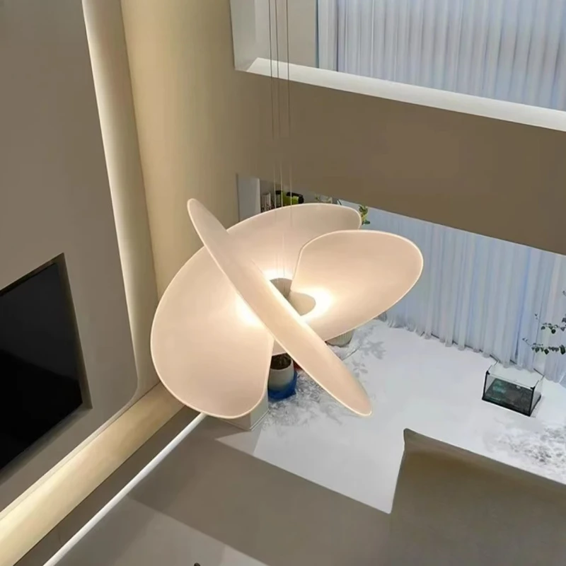 

Living room chandelier ceiling lamp villa duplex Nordic designer dining room chandelier light