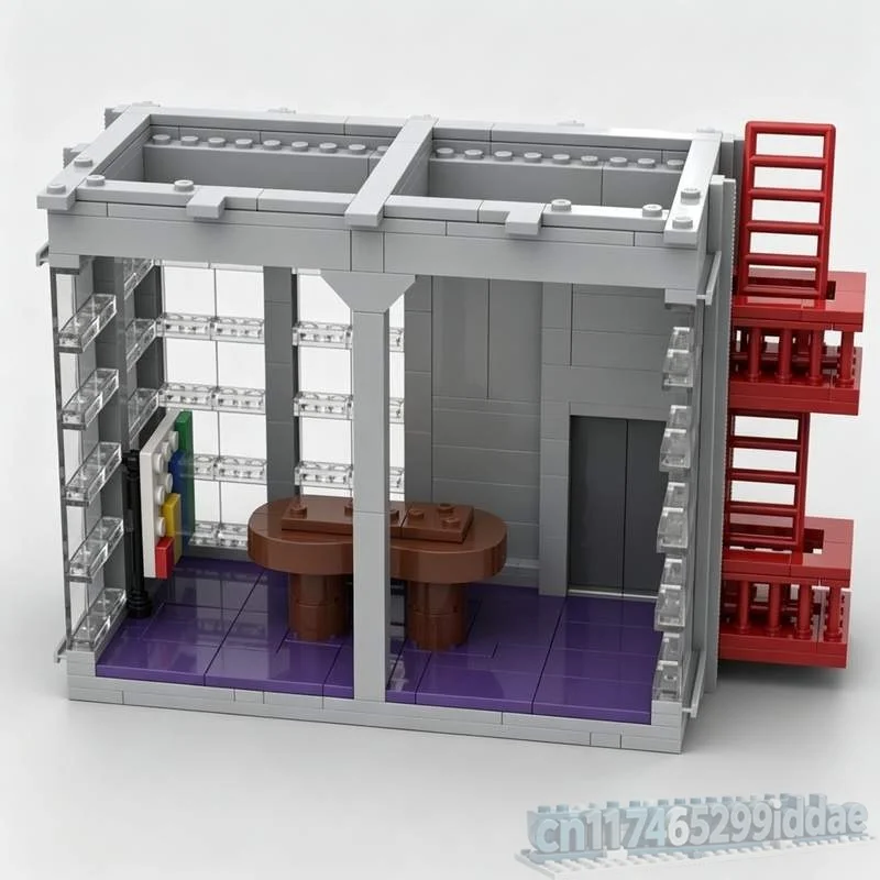 522PCS Daily Bugle Office Building Floor Add On Model Custom Puzzle DIY Assembly Educational Toy Building Blocks Collection Gift