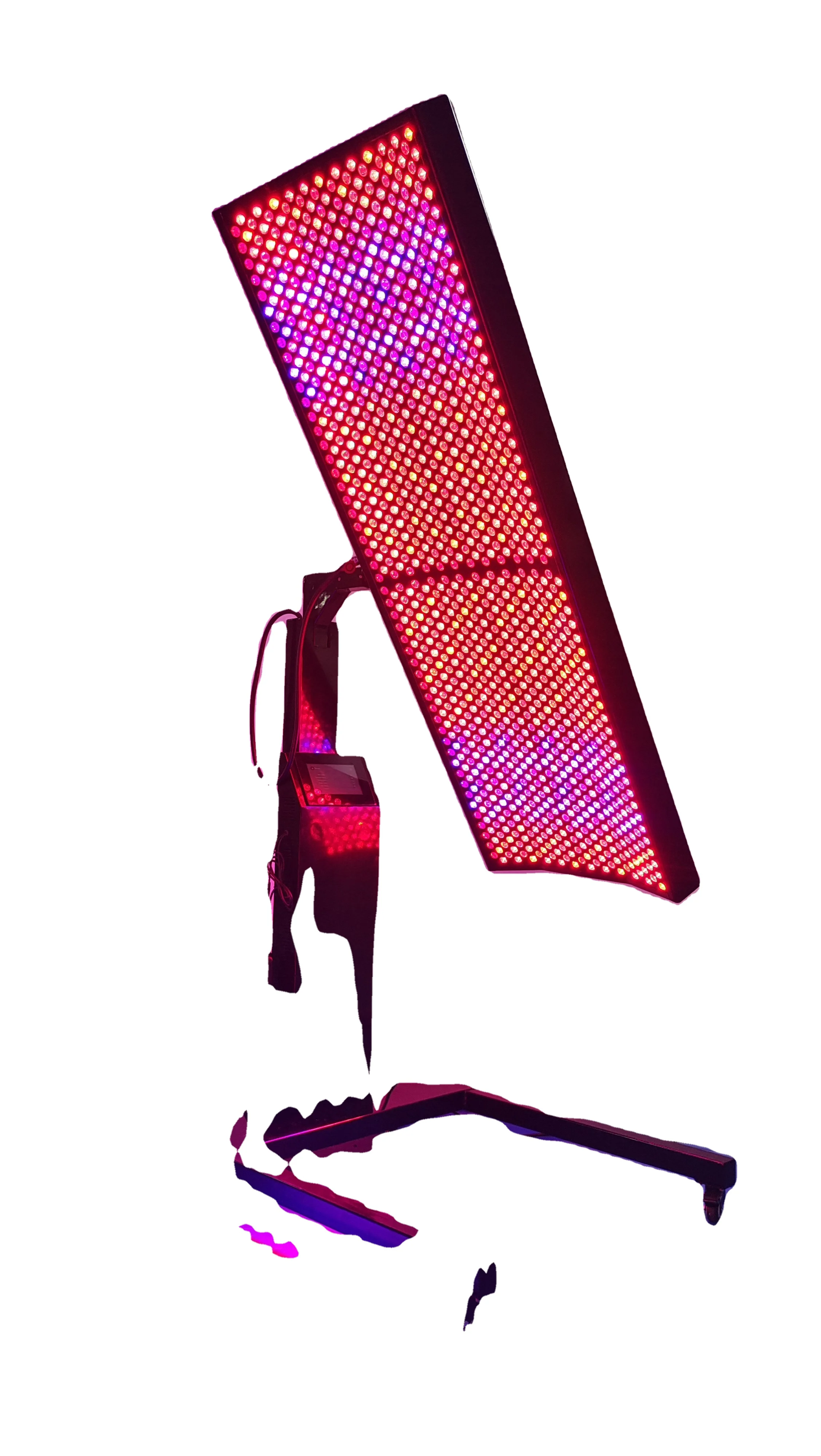 Large Size 1200W LED Panel 6Ft Height Standing Optional Timing Dimming Music Sound DIY Control US Red Light Therapy Bed
