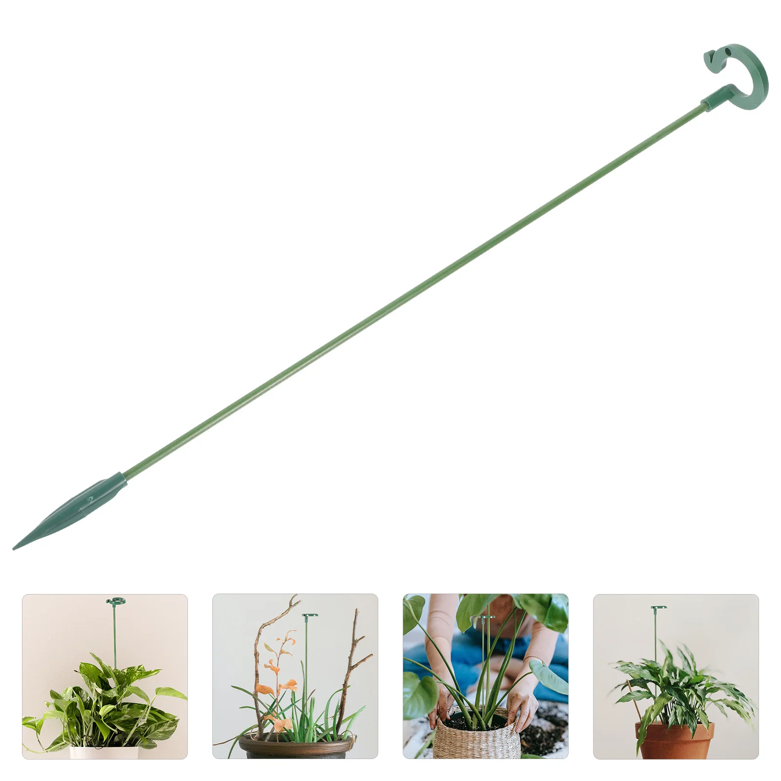 

10pcs Growth Abs Potted Plant Support Rods For Climbing Plants Garden Flower Support Stakes Single Stem Plant Stakes