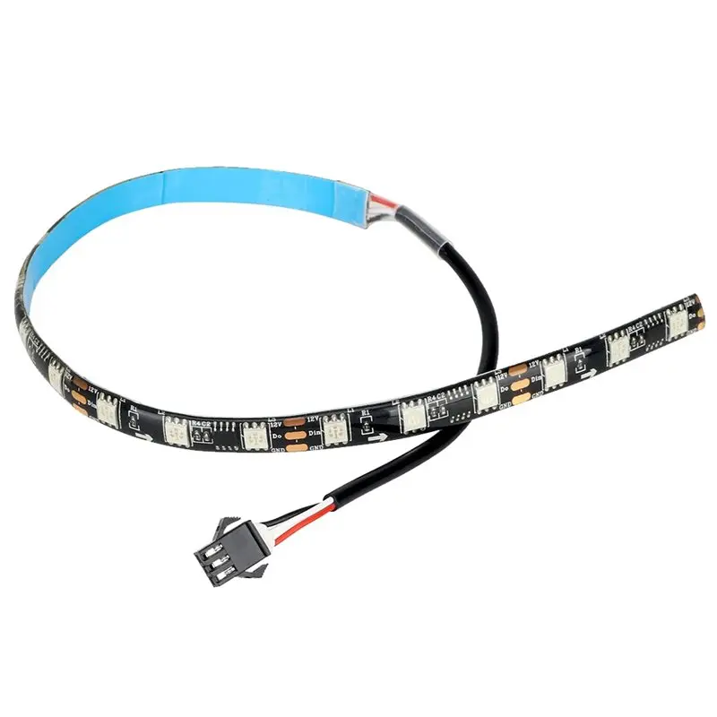 

A06F-Electric Scooter LED Waterproof Light Strip Night Safety Warning Light Strip For Kukirin Max Scooter Side Light